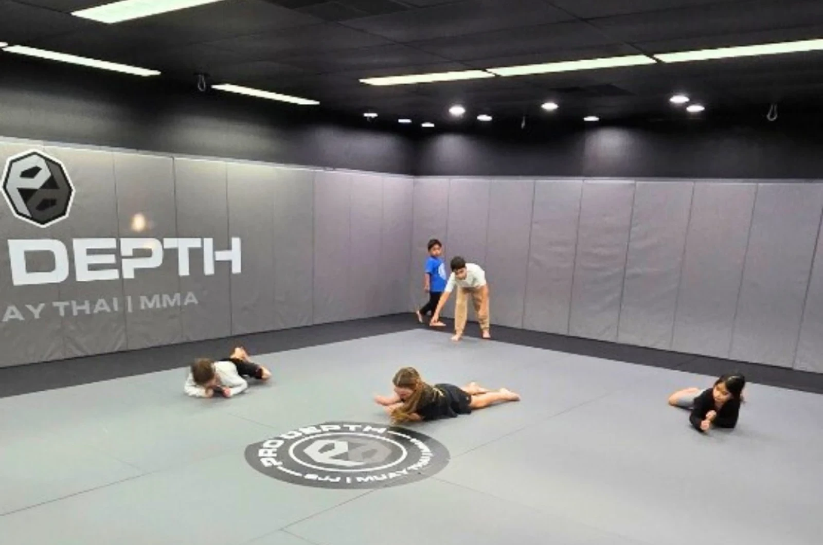 Junior martial arts class at Pro Depth Jiu-Jitsu